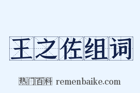 王之佐组词是什么意思的图片